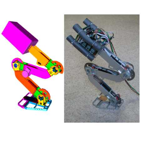 Biarticular legged robot: Design and experiments
