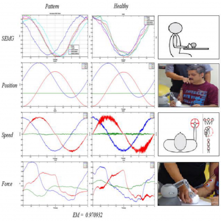 Haptically Induced EMG Patterns for Upper Limb Neuromuscular Evaluation