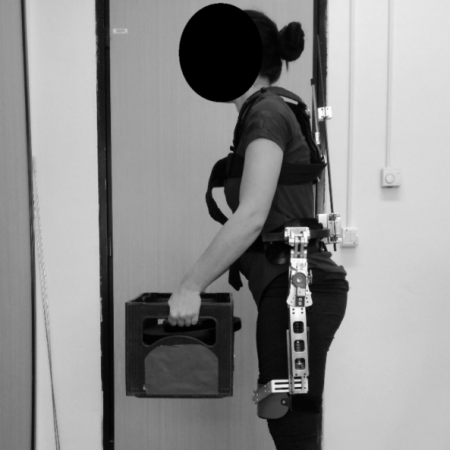Comparison of subjective responses of low back pain patients and asymptomatic controls to use of spinal exoskeleton during simple load lifting tasks: A pilot study